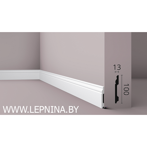 NMC WALLSTYL профиль FB2 выс.плотности 100х13мм белый 18шт/кор